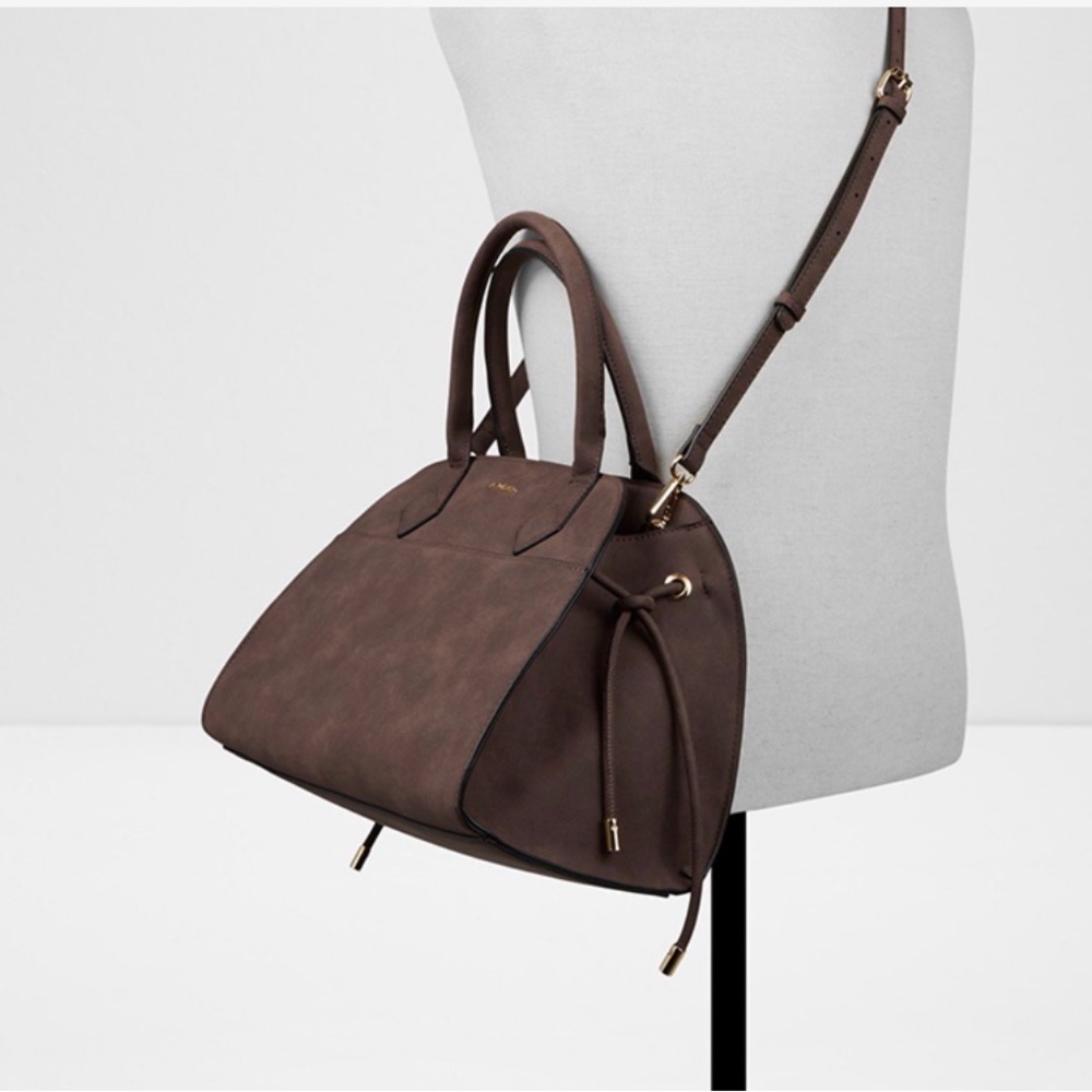 NWT ALDO Suede Satchel - Picture 3 of 16